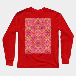 Tropical Warm Colors Long Sleeve T-Shirt